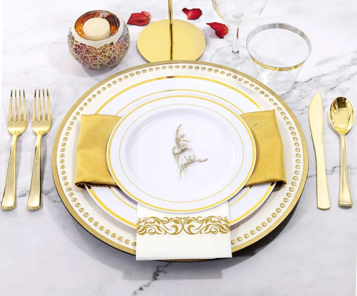 Zoushi Partycool Wedding Decoration Supplies Gold Silver Luxury