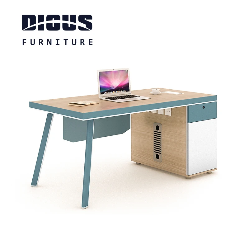 Dious popular factory wholesale classic office desk mdf desk l-shape desk