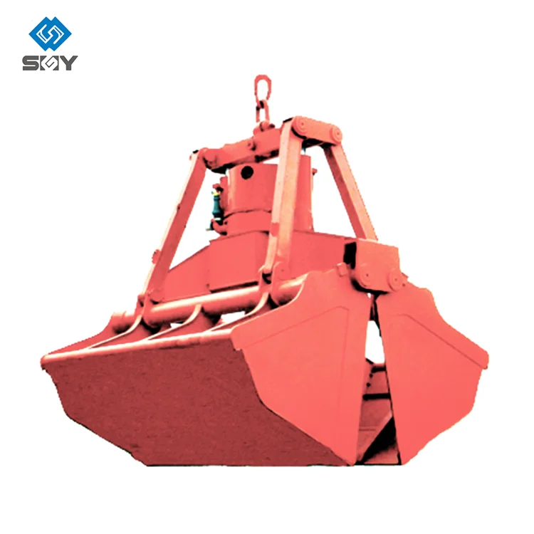 10cbm Crane Iron Scrap Clamshell Grab Bucket for Steel Mill