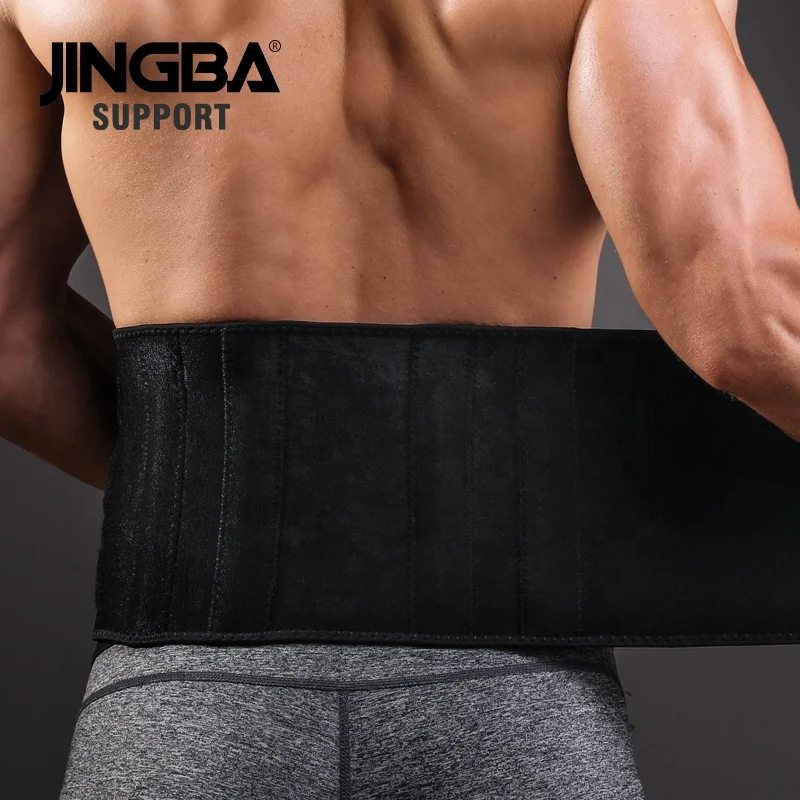 JINGBA Wholesale Neoprene Multicolor Waist Support Sweat Waist Trainer Belt for Cycling Hiking Jogging Weightlifting