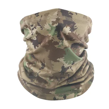 Cooling Camo Neck Gaiter – Breathable Face Mask For Sports & Outdoor, UPF 50+ Sun Protection, Lightweight Bandana