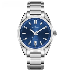 Custom OEM New Luminous Men Luxury Automatic Mechanical Watches NH35A Sapphire Stainless Steel 10Bar Clock Blue Watch for Men