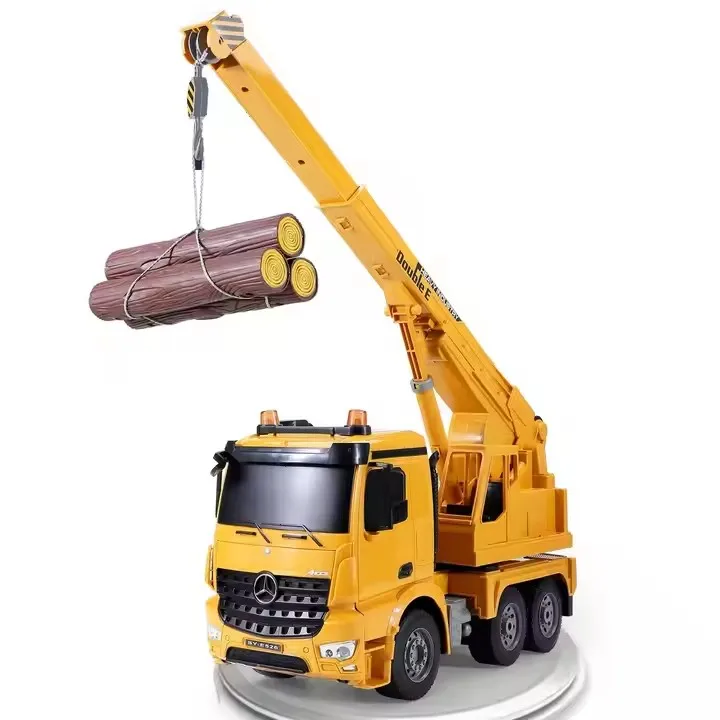 新品　Double E　ダブルイー　1/20スケール ラジコン トラッククレーン Double E 1/20 Scale RC Crane Truck Toy - 10 Channels
