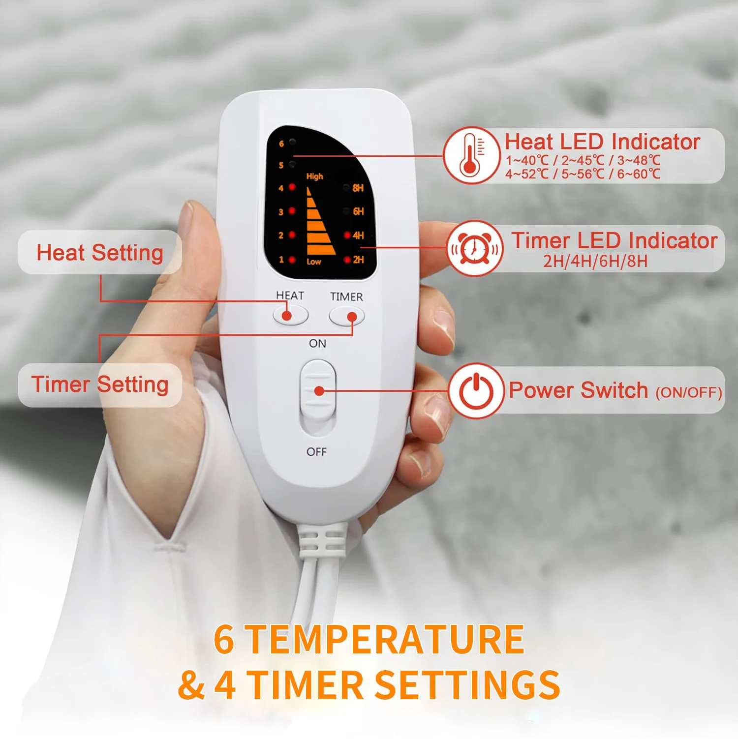 Foot Warmer, 1200mAh, PSE, Plastic - detail 20