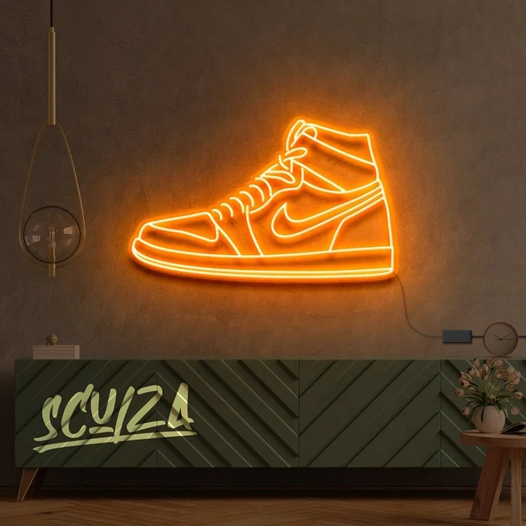 パーソナライズされた防水ネオンサイン LED防水スニーカーネオンライト ネオンサイン