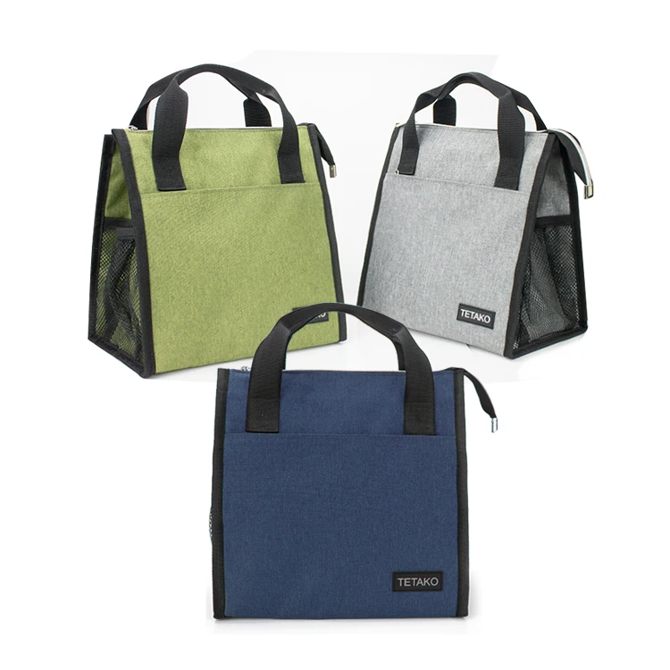 Portable Eco Friendly Women Ice Cooler Thermal Tote Insulated Lunch Bags For School Kids