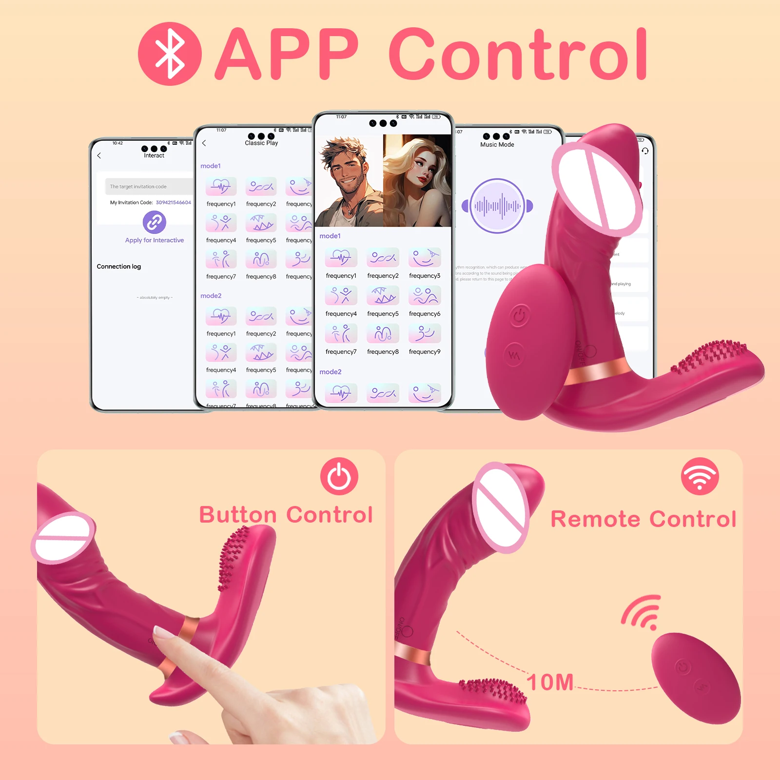 para que se usa el gel lubricante Remote-Control Vibrating Panties | 100% Discreet main image 1