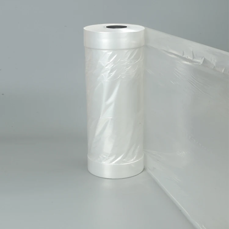 Custom Eco Friendly Poly clear Hanger Transparent Dry Cleaning Plastic Clothes Bag Garment Bag on Rolls for Dry Cleaning Laundry