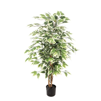 Indoor Decoration Potted Bonsai Tree Artificial Ficus Plant