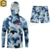 Camouflage blue