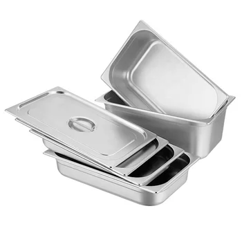 Daosheng Promotion Kitchen Outdoor Stainless Steel Food Buffet Pans Supplies Storage GN Pan Buffet Tray Food Warmer Plate