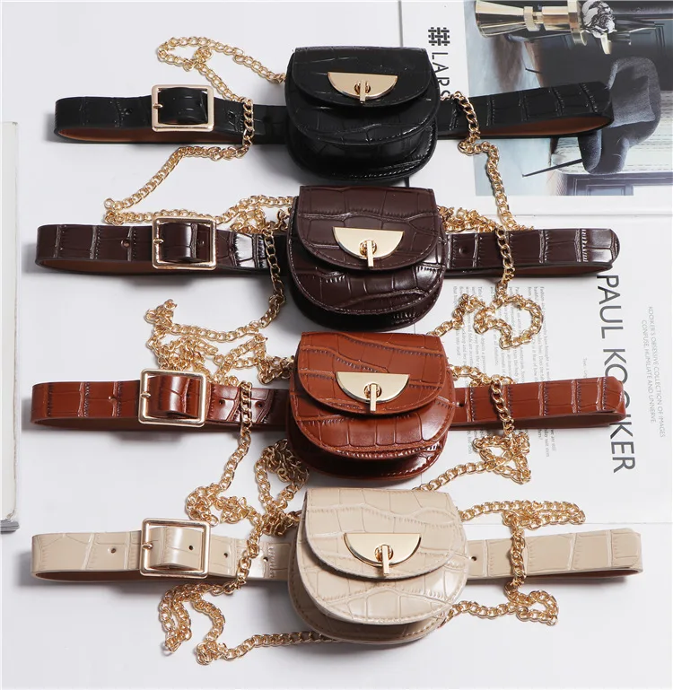 ▷ Bolsas de cintura 3 en 1 para mujer con estilo de hombro con corr