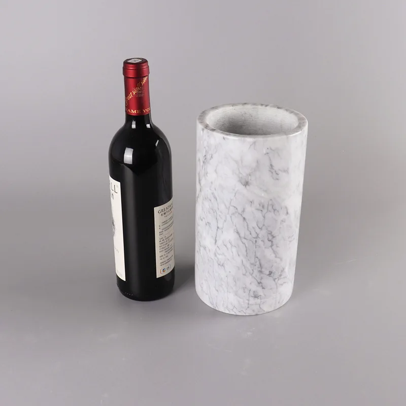 product factory customized processing natural marble beer iced barrel household restaurant juice bucket ins ice bucket-1