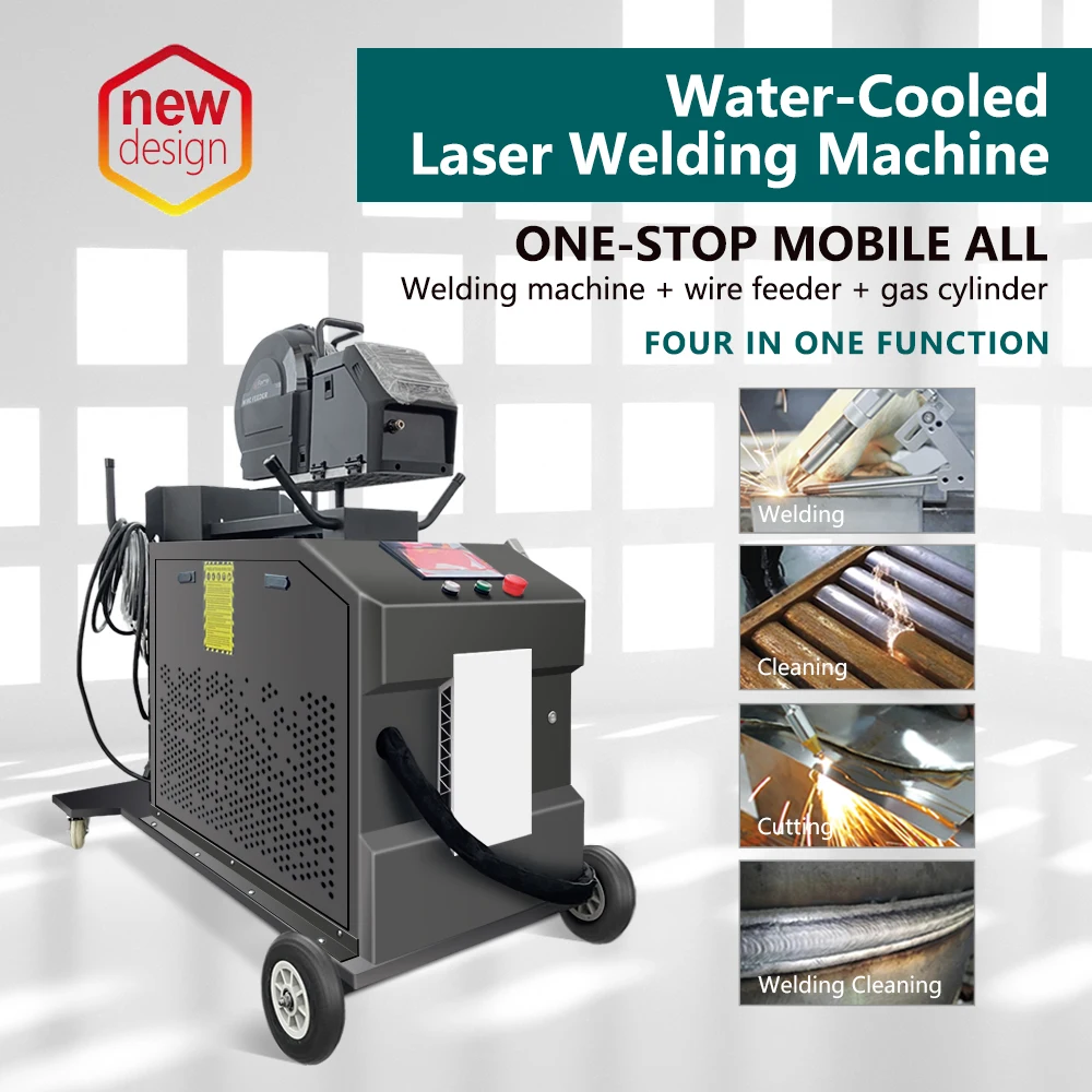 3000w Multifunctional 2000w Laser Welder 4in1 3in1 1500w Handheld CNC Fiber Laser Welding Machines With Wire Feeder Lazer Welder