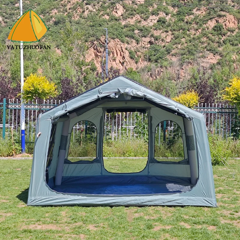 Commercial Grade Air Tent House 20s Setup Waterproof Glamping Cabin for  Resorts