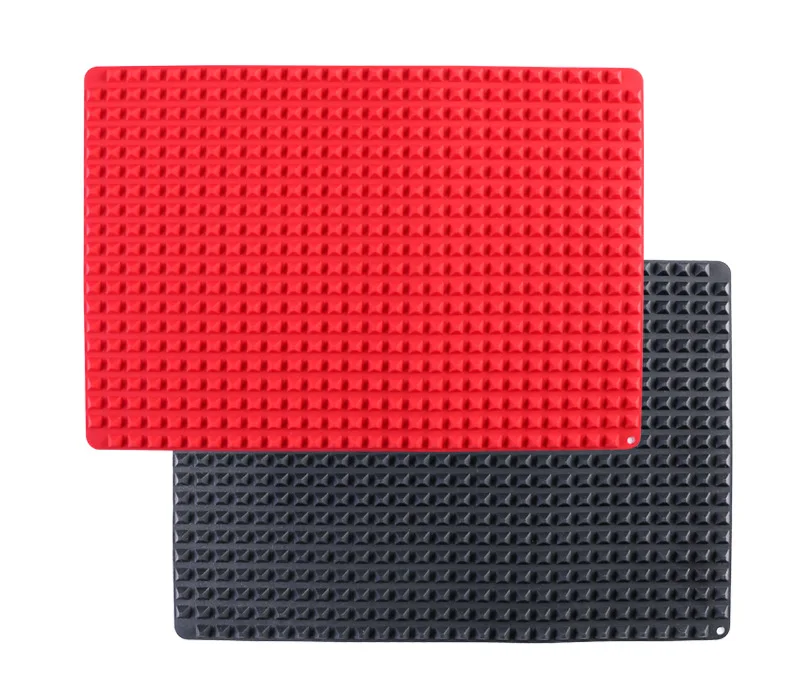Silicone Pyramid Grilled Chicken Mat Oil Sealer Baking Mat for Outdoor BBQ Oven Baking Cookie Bread Cooking Tool supplier