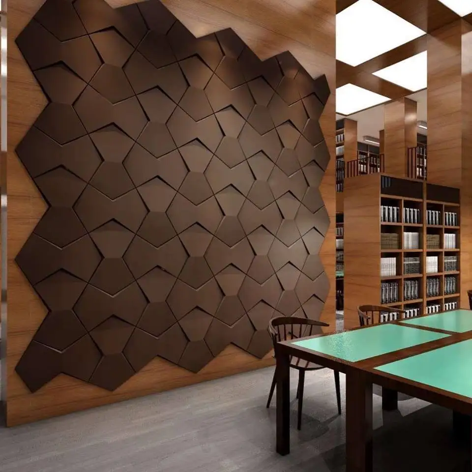 Luxury 3D Wall Panel Faux Leather for Home Decor &amp; More