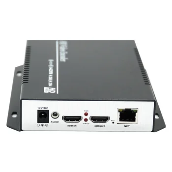 TC-6112 HD MI H.265 Video Encoder Live Streaming Device with External Audio Supports RTMP/RTSP Stereo UDP Protocol