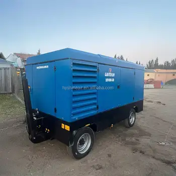 Liutech LUY238D-14 Portable AC-Powered Air Compressor 14 bar 23.8 M³/min 840 Cfm 180kW Atlas-Copco Air-end Blast Hole Drilling