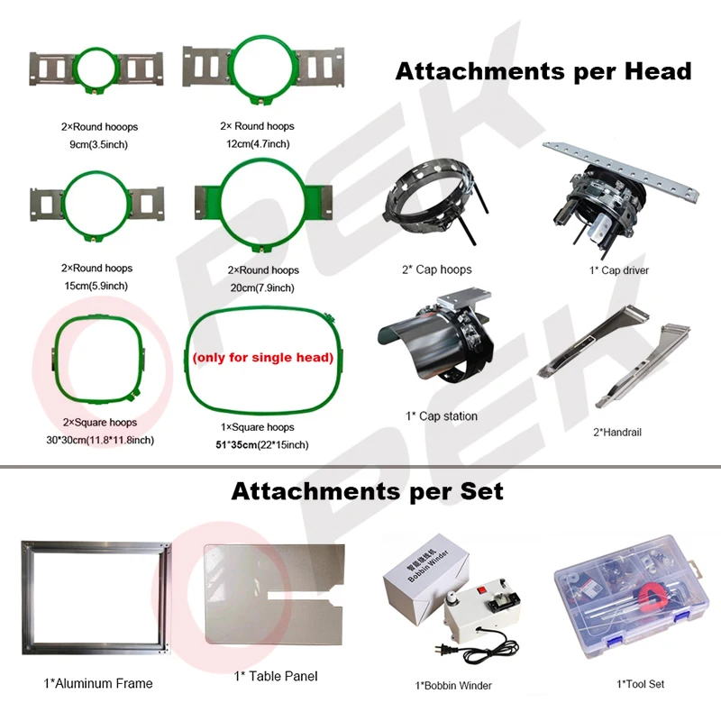 OPEK Single Head Embroidery Machine Computerized High Speed Automatic Home Use Cap T Shirt Hat Flat Computer Embroidery Machine