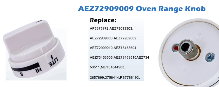 Factory Direct Selling 1 Year Parts Oven Range Replacement Parts Burner Knob Assembly AEZ72909009 manufacture