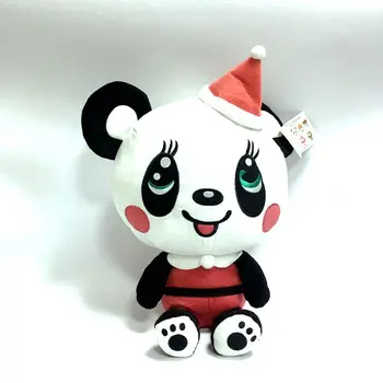 Unisex Christmas Giant Panda Rabbit Plush Toy Soft30cm Bedding Doll Gift for Ages 2-4 PP Cotton Filled Birthday Gift