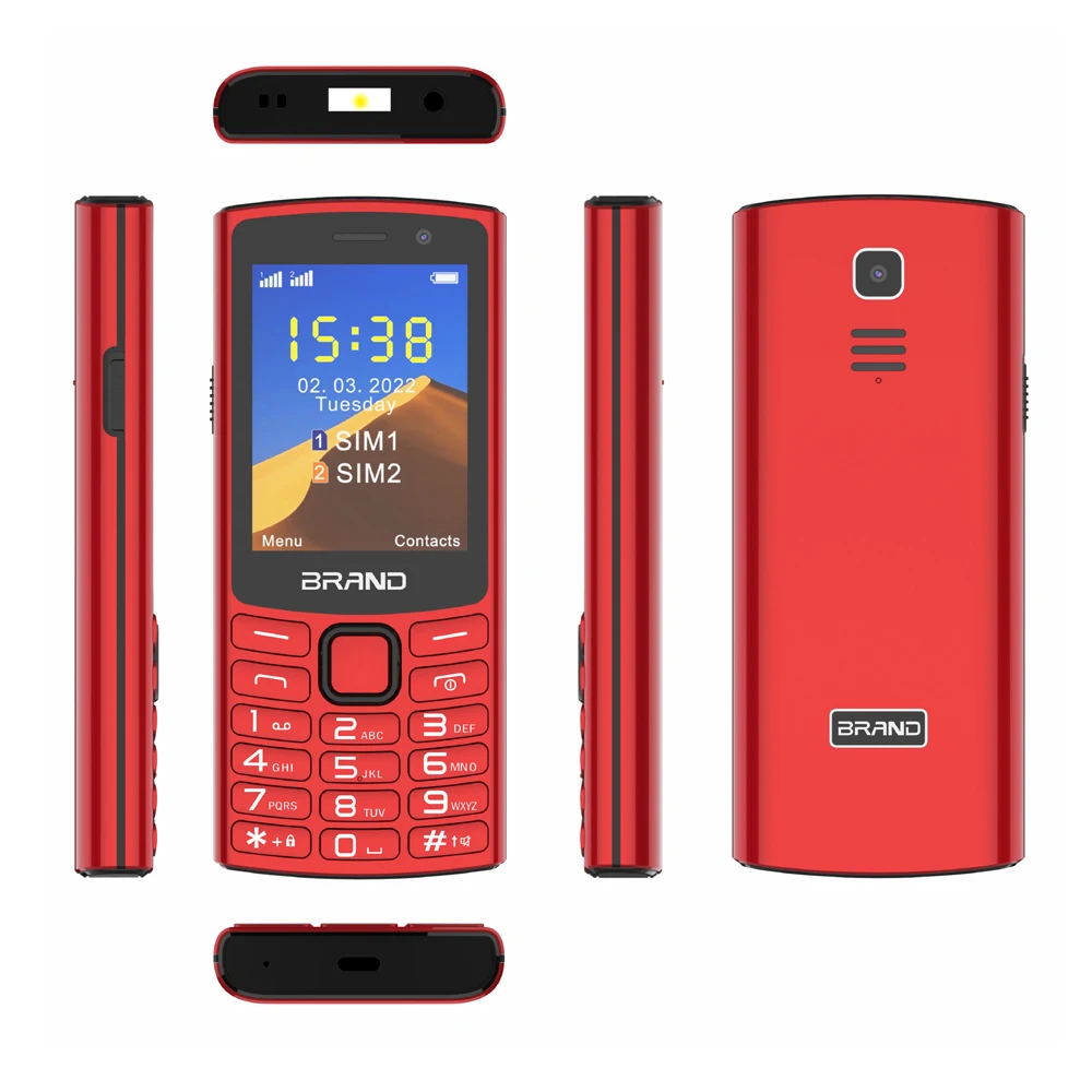 Old Model Android Keypad Mobile Phones Button Phone 4G Android Telephone Volte Smartphone Keyboard 3G&4G for Elderly Phone