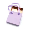 purple bag packaging eyelash box