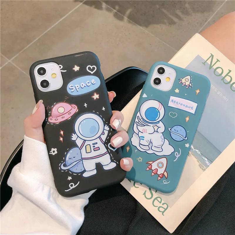 Capa De Celular De Luxo Feminina,Adorável,Desenhos  Animados,Anime,Espacial,Astronauta,Estrela,Capa De Celular Para Iphone 12  Pro Max 11 13,Proteção - Buy Para O Iphone Caso 12,Caso De Telefone Para O  Iphone,Cinta Do Telefone Product on