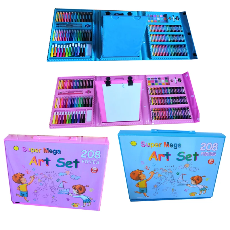 Buy Wholesale China 208pcs Kids Drawing Complete Coloring English