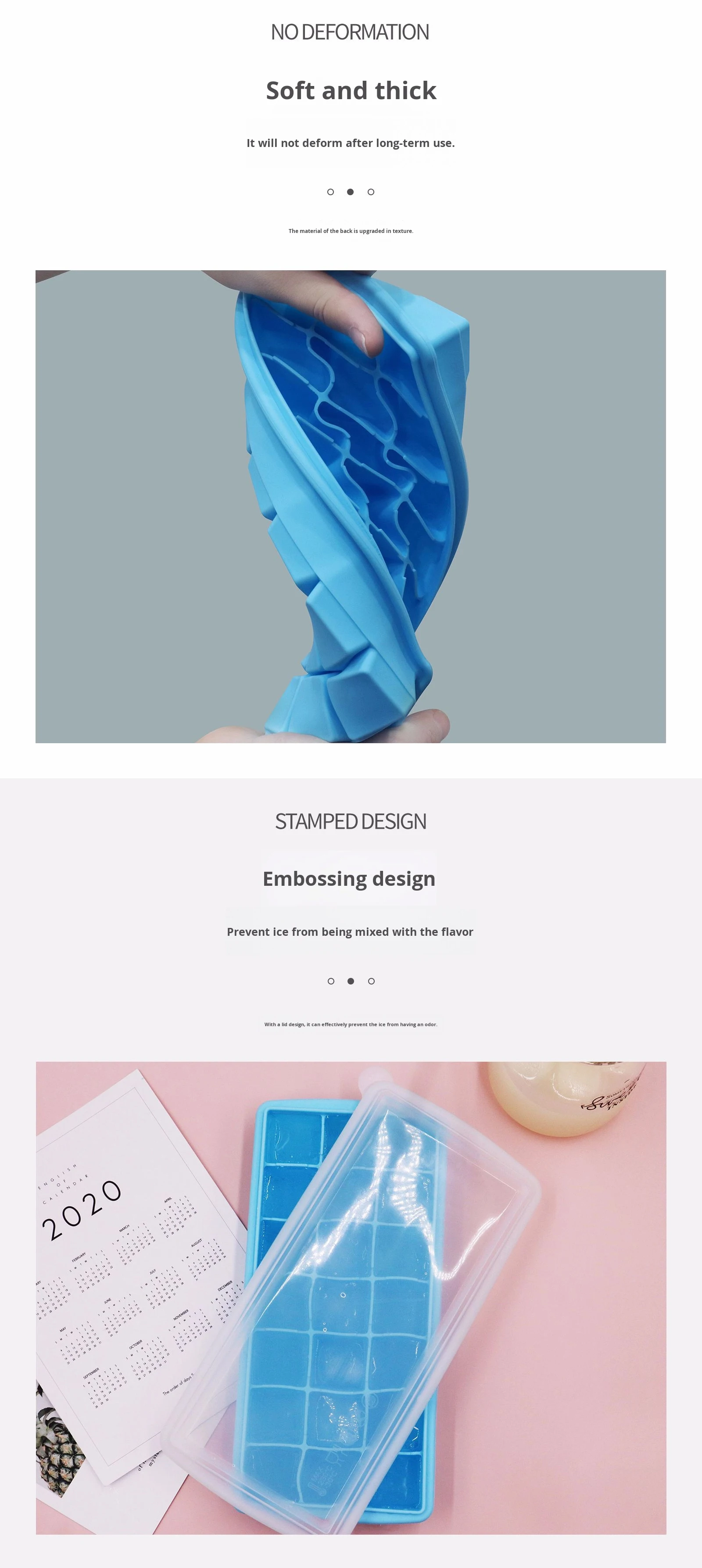 21-Grid Silicone Ice Compartment Fresh-Keeping Cocktail Beverage Ice Cube Mold Ice Making Box for Ice Cream Tools supplier