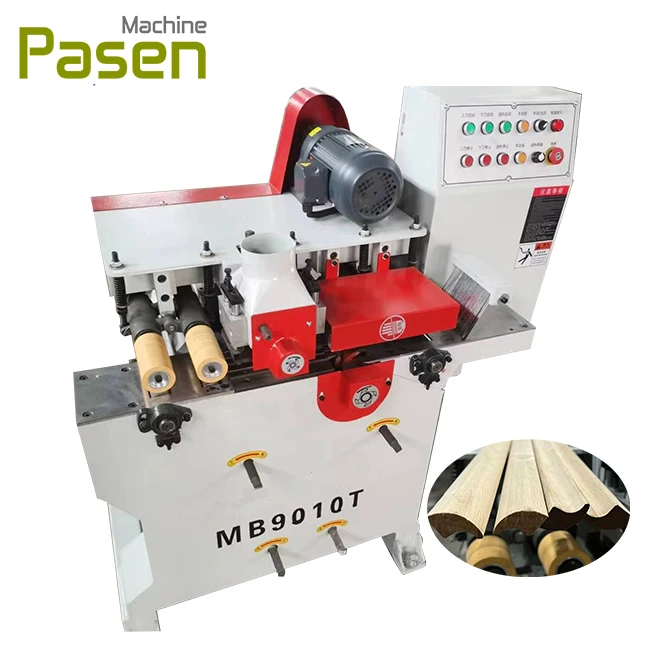 Easy Operation Wood Dowel Forming Machine Round Shape Cutter Stair Handrail Sanding Machine