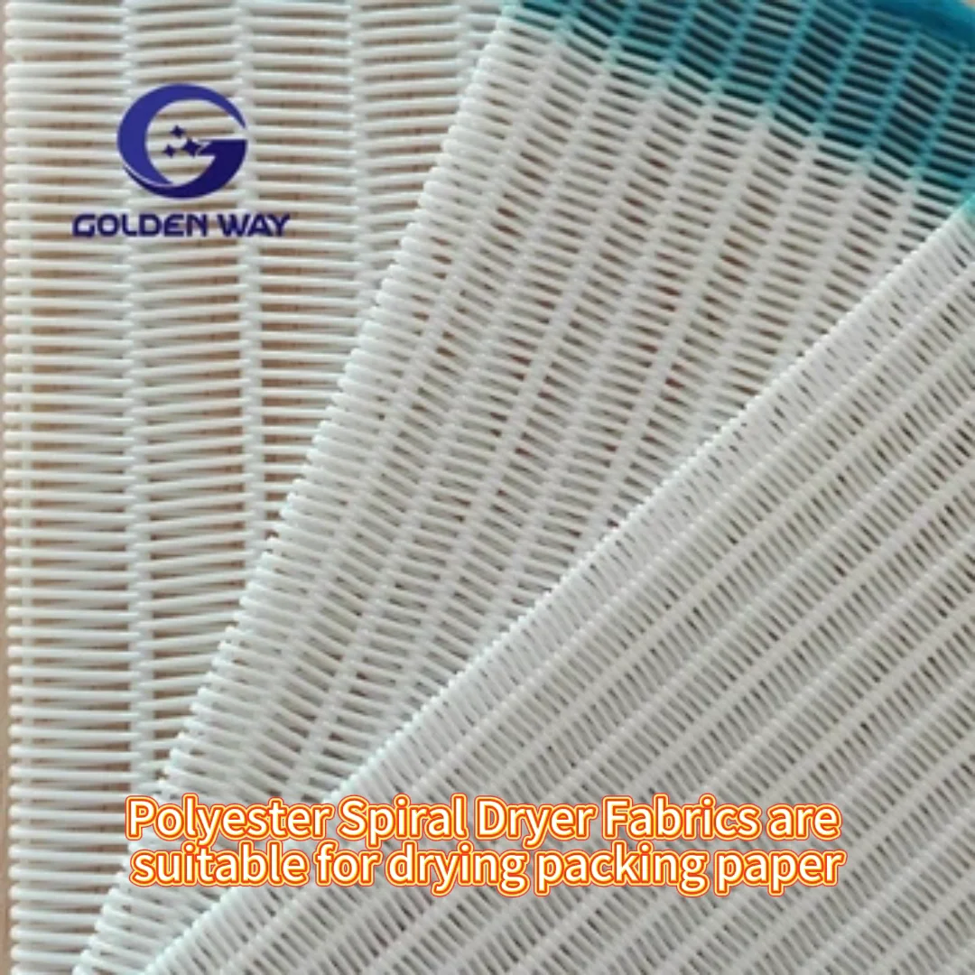 Wellmade Cheap And Fine Polyester Spiral Drying Mesh Screen Belt For