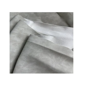 Wholesale Artificial Suede PU Leather Fabric Large Stock Synthetic Padded for Shoes Clothing Car Headliner