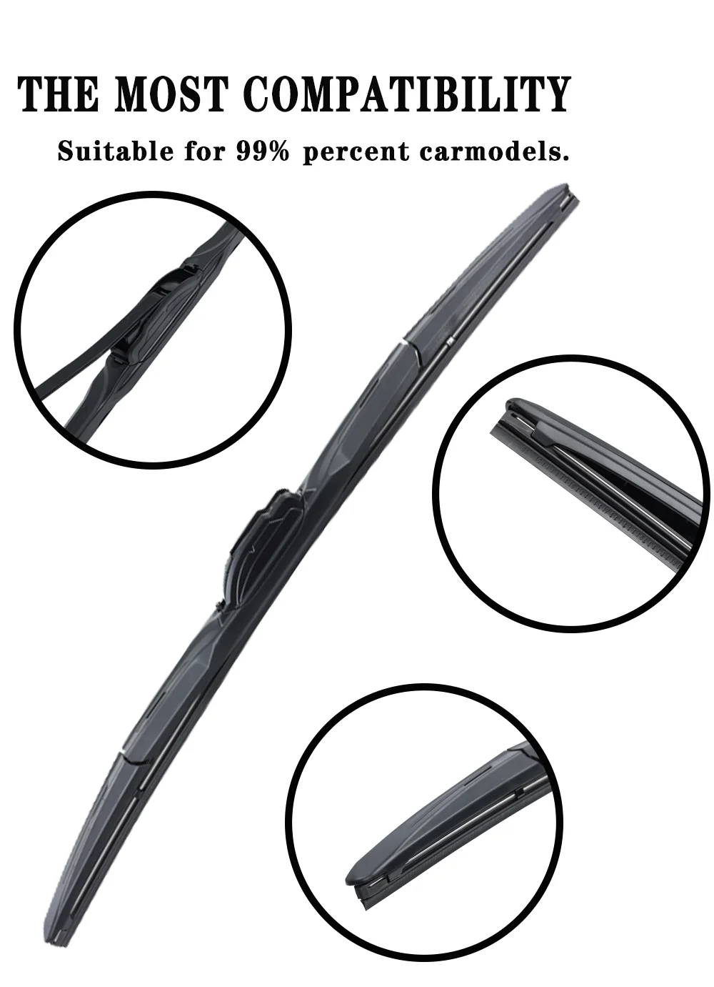 Huoye Car Accessories Factory Multifunctional Soft Wholesale Wiper Blades Fit For 99 Private
