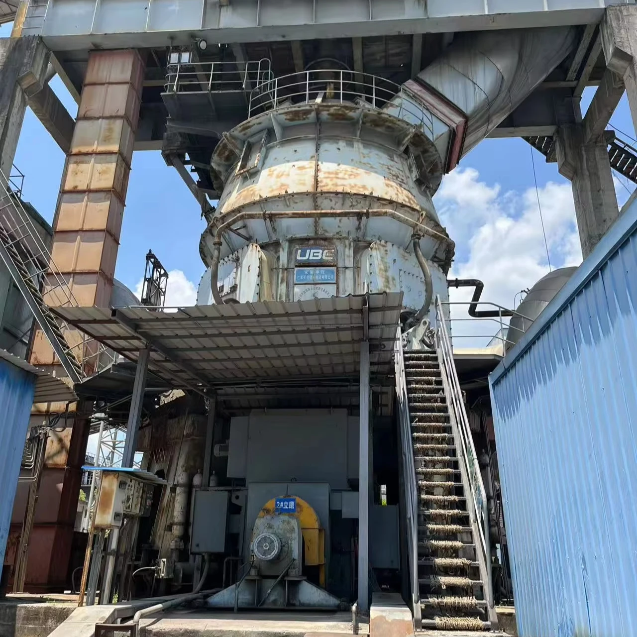 99.9% New Cement Grinding Line  with 2X 4.6M (UBE LM34.3 )vertical Rolling Mill