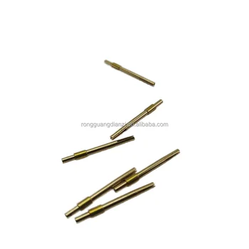 Copper Pins Female Male Brass Contact Pins Plug High Current Terminal Customized Electronic Precision Gold Plating Brass Pin