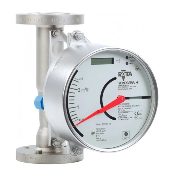 Original RAMC Variable Area Flow Meter Yokogawa RAMC02-D4SS-64S2-H90424/V Short Stroke Rotameter