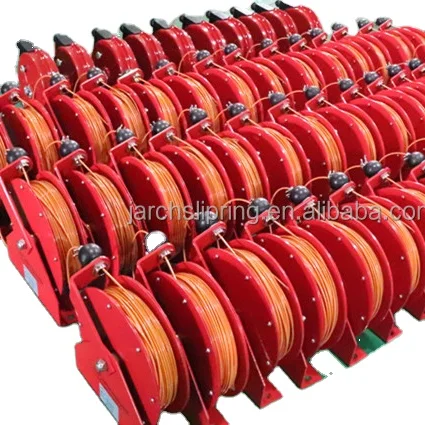 Auto Spring Retractable Static Earthing Hose Reel Anti Static Grounding Cable test Earth Wire Reels for Truck