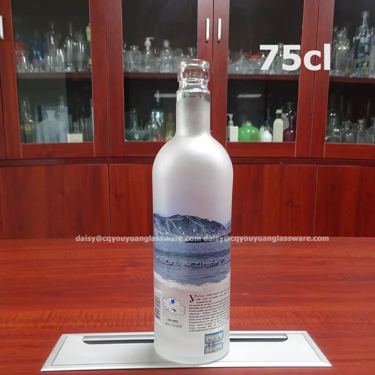 75cl Branded Custom Mongolian Vodka Bottle 750 ml