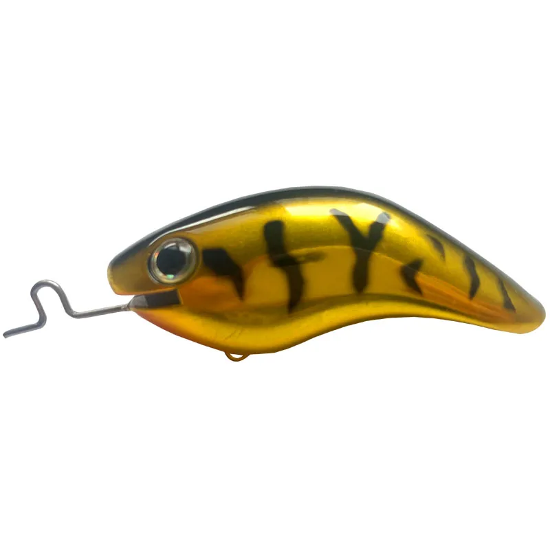 5 Pack Minnow Artificial Fishing Lures - Topwater Jerkbait With Laser Finish For Bass, Trout, Catfish