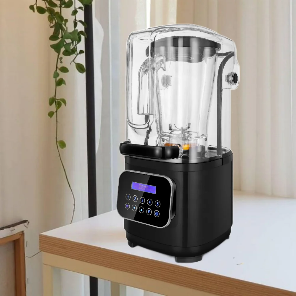 Silent Heavy Duty Soundproof Blender With Cover Blenders Low Noise Quiet Blender with Soundproof Cover