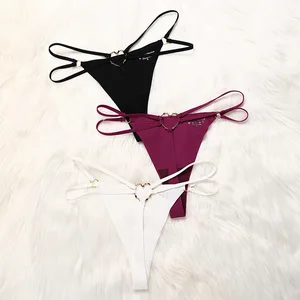 JENGS Odm/oem Tanga Sin Costuras Para Mujer Women Bandage Sexy Underwear Erotic Low Waist T-back Thongs Sport G-string Panty