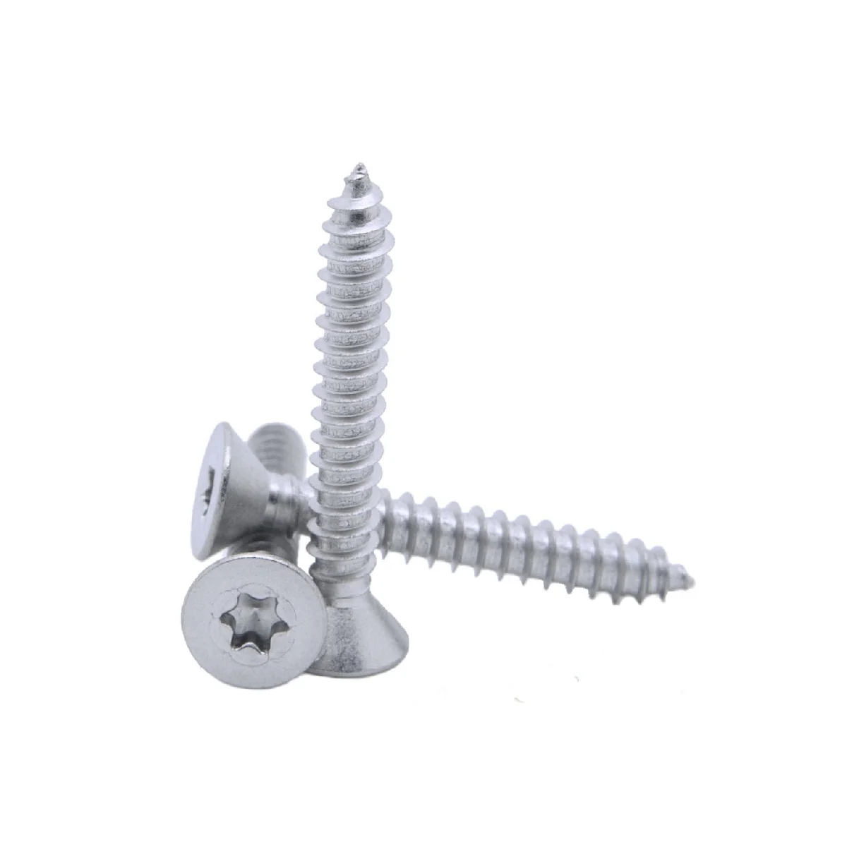 60 - 1/4" x 2.5" PLATED Torx Self Tapping Trailer Deck Screws For Treated Wood m6 Large Self Tapping Bolts supplier