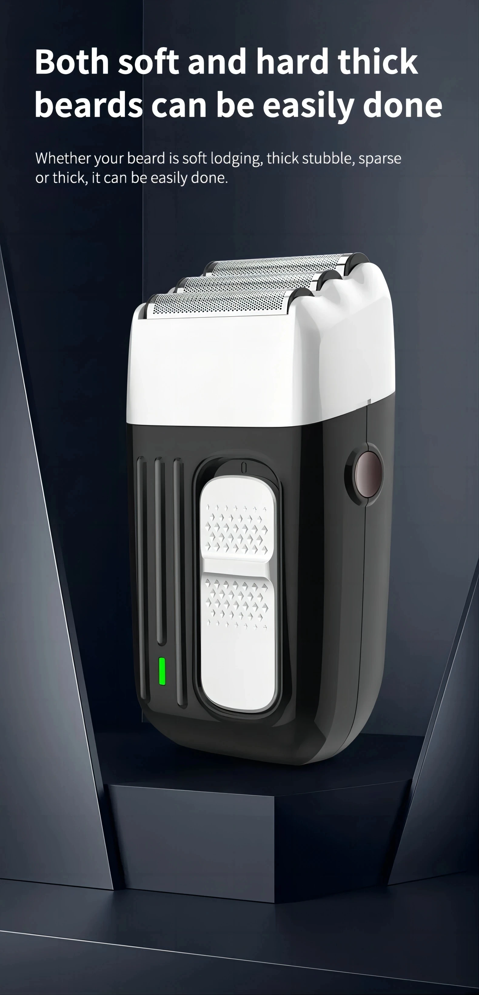 Rechargeable Cordless Foil Shaver For Men Grooming Kit Hair Electric Shaver For Men Beard