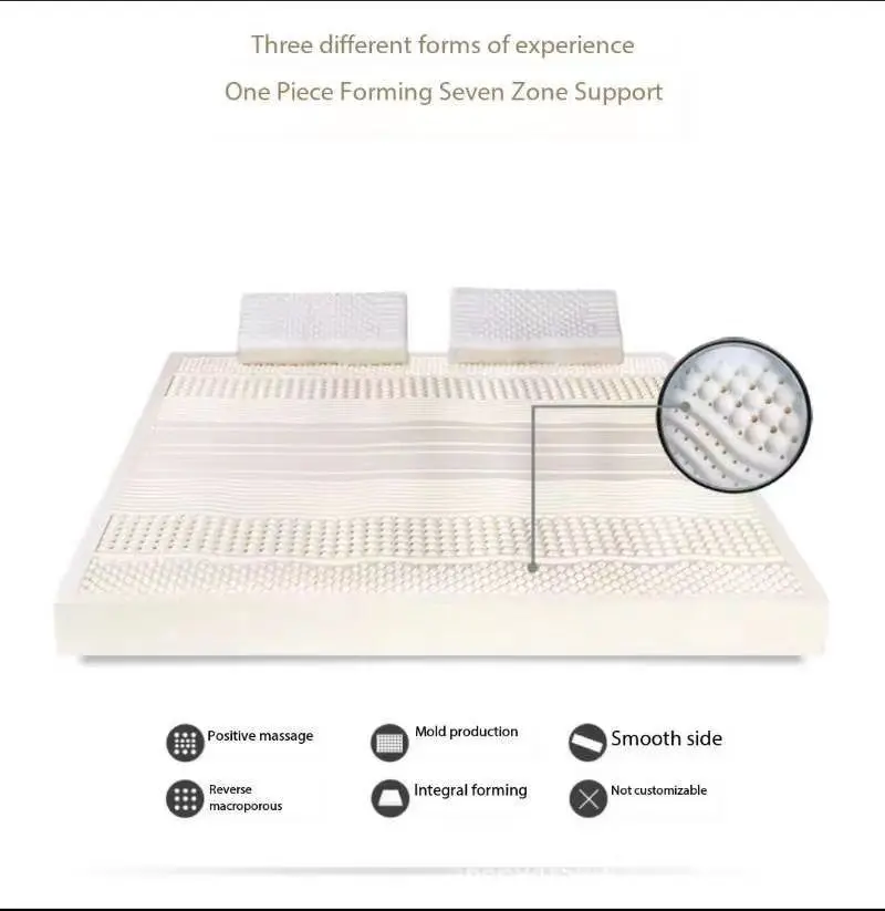 Latex Mattress Thailand Tatami Anti Mite Breathbleboxed Natural Home Furniture Bedroom Massage