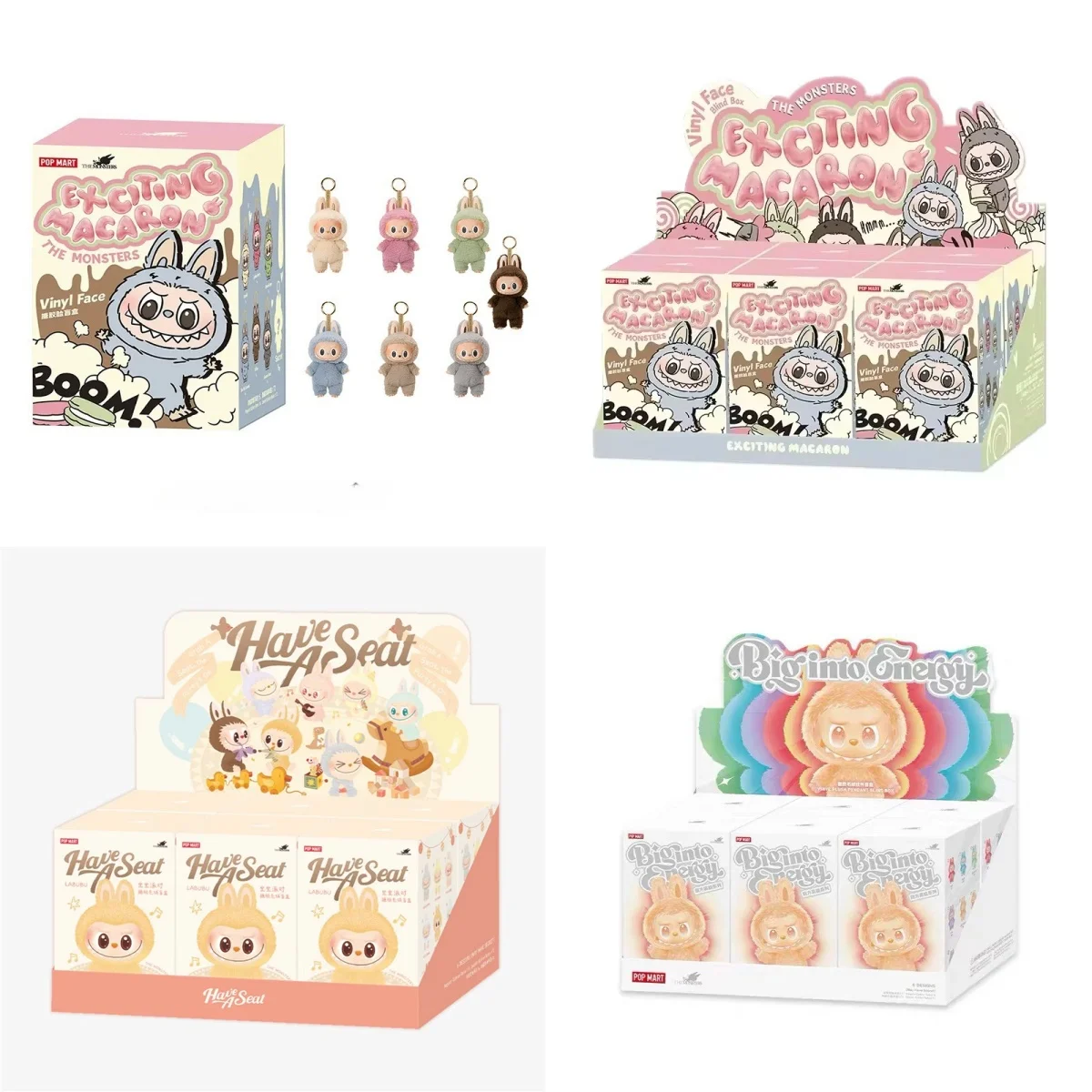 ぬいぐるみ Popmart Macaron Labubu and have a seat Labubu The Monsters Have A Seat Summer Party Macaron Plush