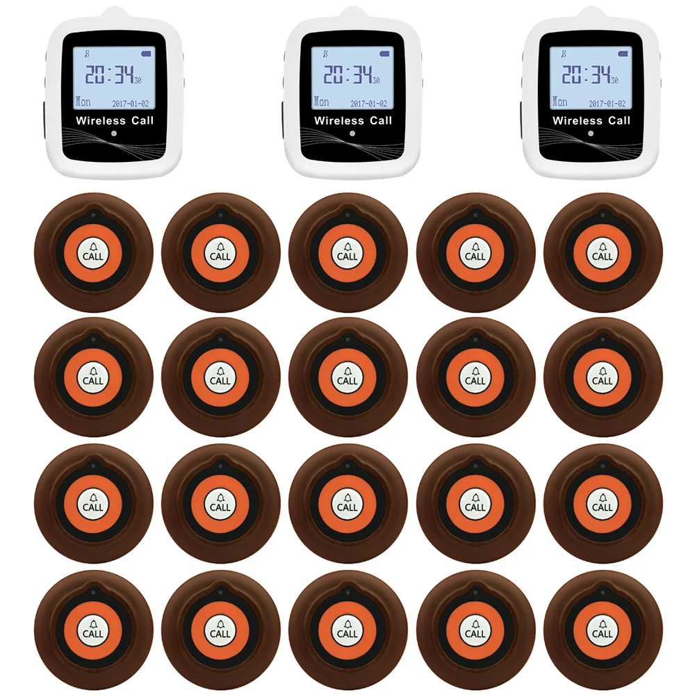 Factory Price Wireless Calling System Wrist Watch Pager Call System