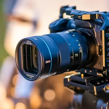 SIRUI 75mm F1.8 1.33X APS-C Anamorphic Lens for E Mount, Blue Flare detail image