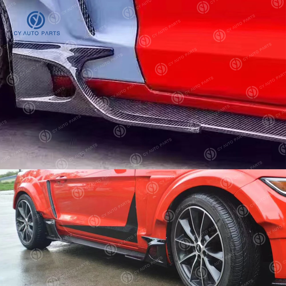 Wide Body Style Carbon Fiber Front Rear Bumper Lip Car Fender Wheel